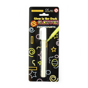 Glow in the dark pen, 1 stk.