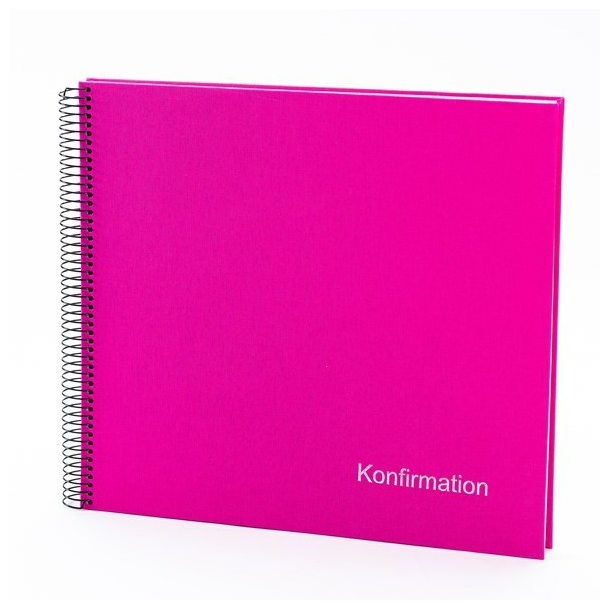 Goldbuch konfirmations album, pink