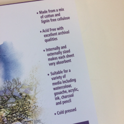 Goldline tegneblok til vandfarve