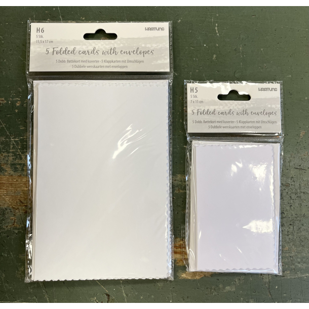 Gr det selv kort - 5 stk., sm