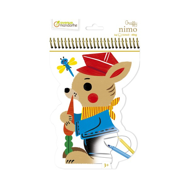 Graffy malebog, kanin