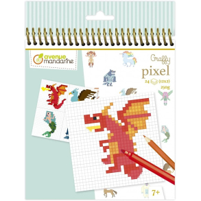 Graffy pixel, lysebl