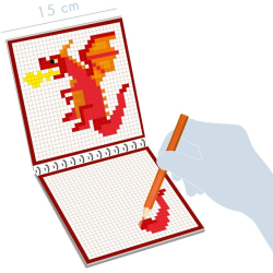 Graffy pixel, lysebl