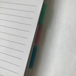 Grafik spiral notesbog, sort