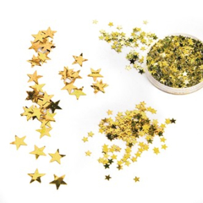 Guld stjerner, holografi, 20gr. - 6 ASS.