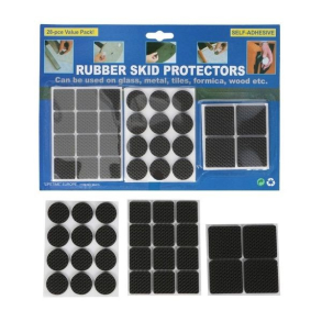 Gummidutter, 28 stk, sort