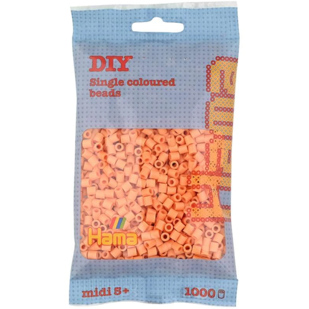 HAMA Hama midi perler 1000stk lys abrikos