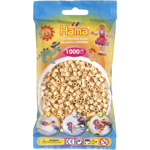 Hama MIDI perler, 1000 stk., beige
