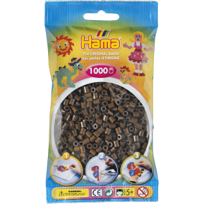Hama MIDI perler, 1000 stk., brun
