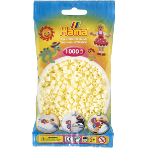 Hama MIDI perler, 1000 stk., creme