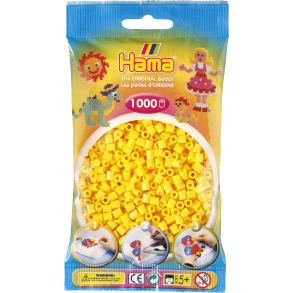 Hama MIDI perler, 1000 stk., gul