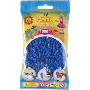 Hama MIDI perler, 1000 stk., lysebl