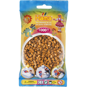 Hama MIDI perler, 1000 stk., lysebrun