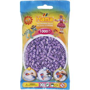 Hama MIDI perler, 1000 stk., pastel lilla