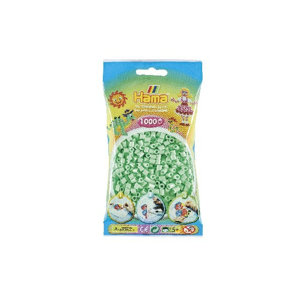 Hama MIDI perler, 1000 stk., pastel mint