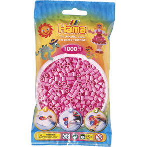Hama MIDI perler, 1000 stk., pastel pink