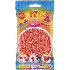 Hama MIDI perler, 1000 stk., pastel rd