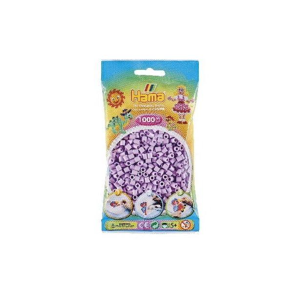Hama MIDI perler, 1000 stk., pastel syren
