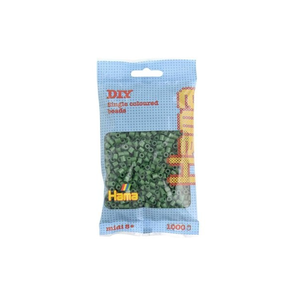 Hama MIDI perler, 1000 stk., skovgrn