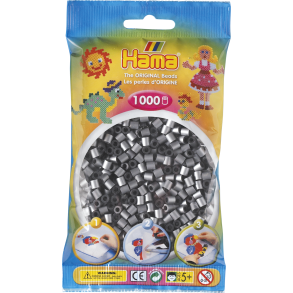 Hama MIDI perler, 1000 stk., slv