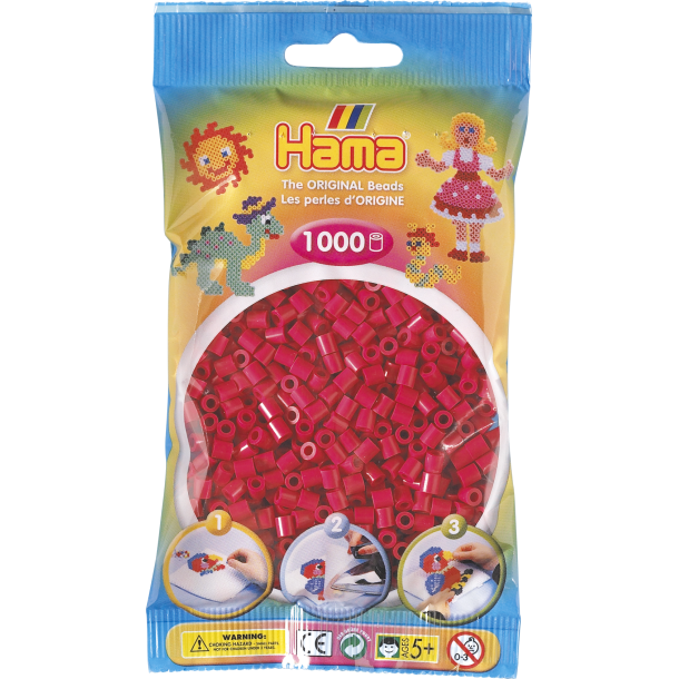 Hama MIDI perler, 1000 stk., vinrd