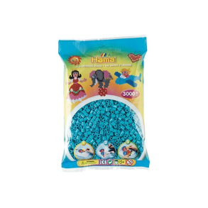 Hama MIDI perler, 3000 stk., Azur bl