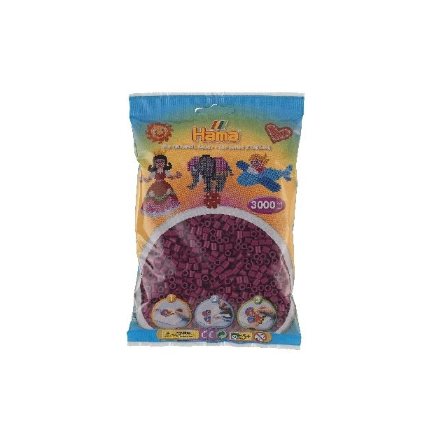 Hama MIDI perler, 3000 stk., blomme