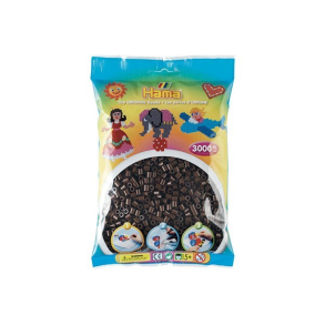 Hama MIDI perler, 3000 stk., Brun