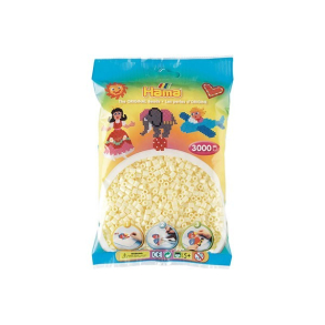 Hama MIDI perler, 3000 stk., Creme