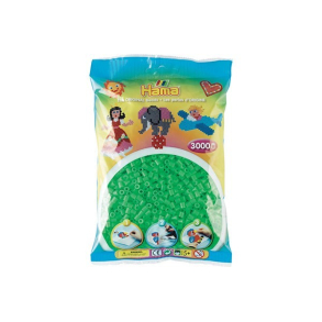 Hama MIDI perler, 3000 stk., fluorescerende grn