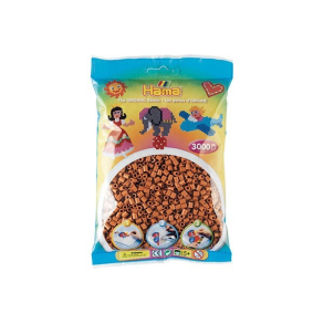 Hama MIDI perler, 3000 stk., Lys brun