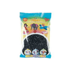 Hama MIDI perler, 3000 stk., Sort