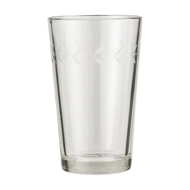 Hndblst vandglas m. bladkantsskring 