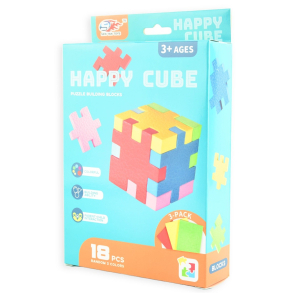 Happy cubes 3D terninger, 18 stk. 