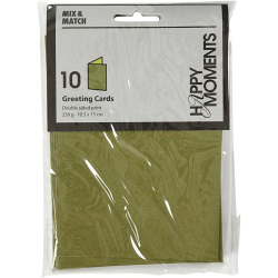 Happy Moments, Kort, 10 stk., Grn