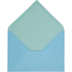 Happy Moments, Kuverter C6, 10 stk., Turkis