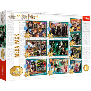 Harry Potter Puslespil, I en verden af Harry Potter, 10 i 1, 48 brikker, 35 brikker, 20 brikker
