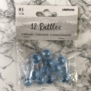 Hartung babyrangler til pynt, lysebl