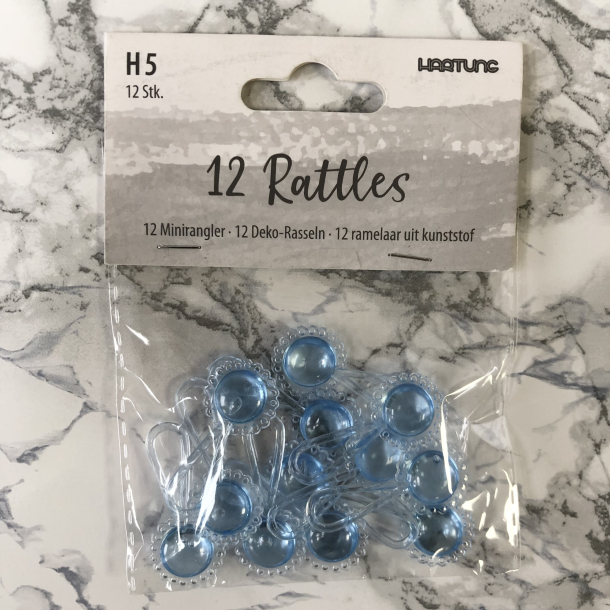 Hartung babyrangler til pynt, lysebl