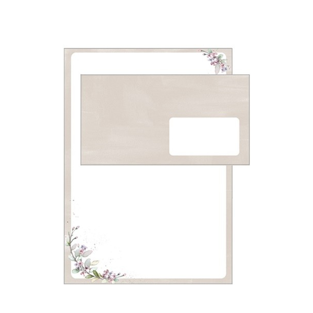 Hartung, Brevpapir med blomstergren