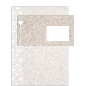 Hartung, Brevpapir med hjerter