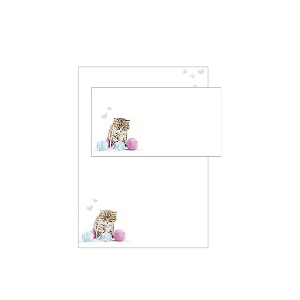 Hartung, Brevpapir med kattekilling