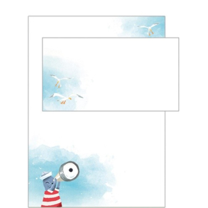 Hartung, Brevpapir med mger og sl