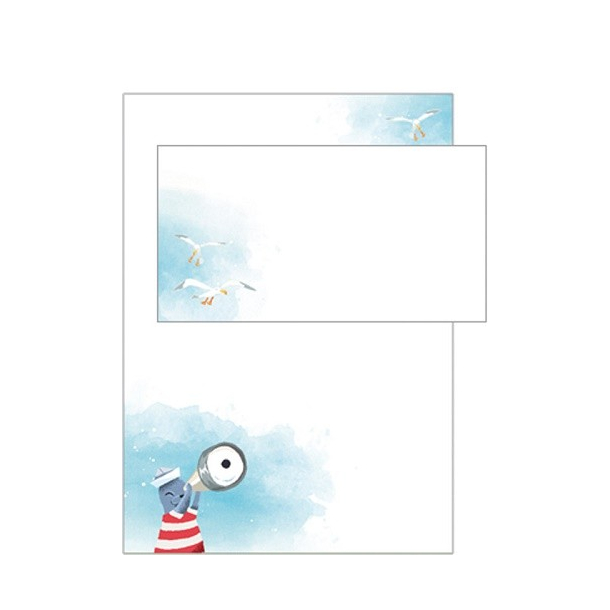 Hartung, Brevpapir med mger og sl