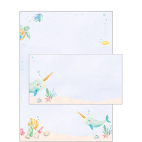 Hartung, Brevpapir med narhval