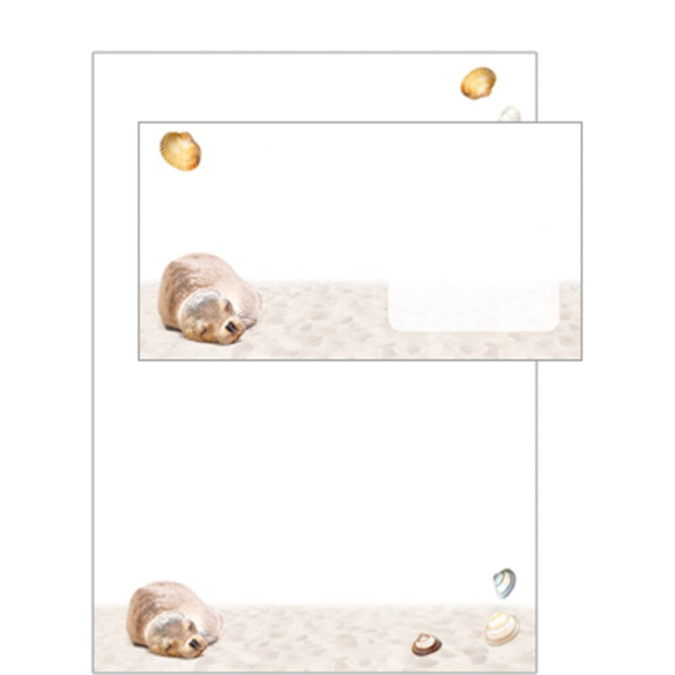 Hartung, Brevpapir med sl og muslinger