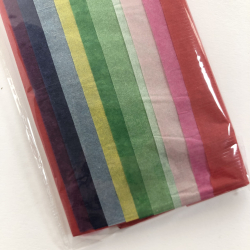 Hartung Silkepapir, multifarvet, 10 ark