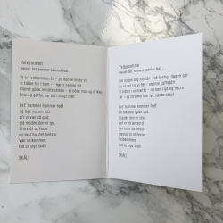 Hartung Velkommen sange, 10 stk., Flag