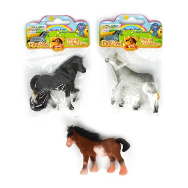 Hest med pels 6,5 cm