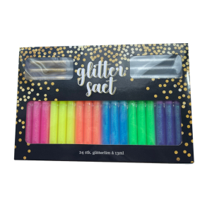 Glitters�t med 24 tuber � 13ml.